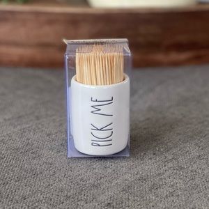 Rae Dunn PICK ME Toothpick Holder